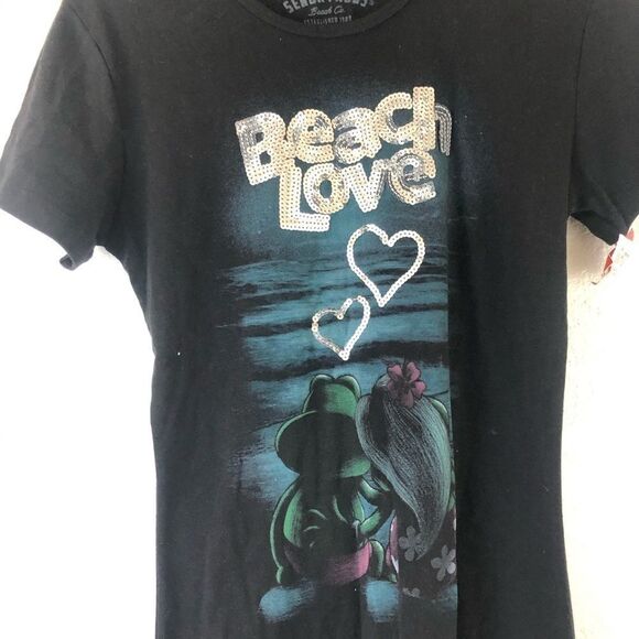 Señor Frog Beach Love Black short sleeve t-Shirt - Picture 2 of 6